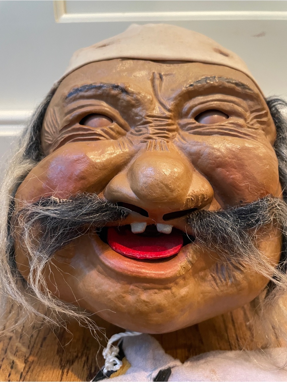 Vintage BIBI Talking Head Mask Korea Oddity Novelty Un Tested
